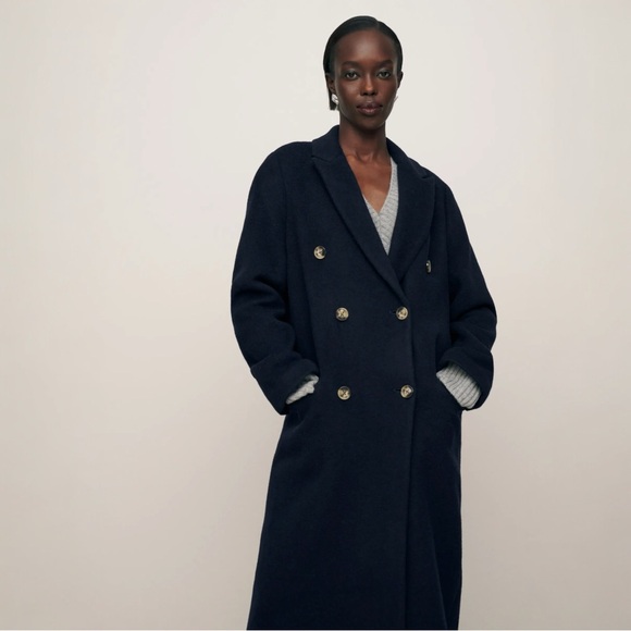 NWT Reformation Paley Double Breasted Coat Size Small - Picture 3 of 6